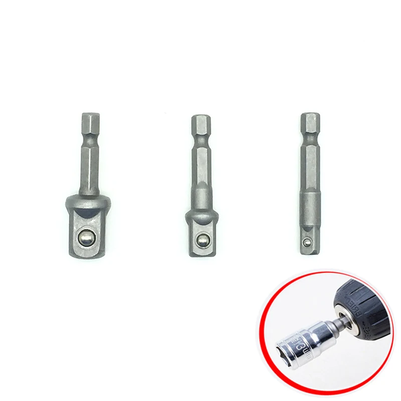 Набор адаптеров с шестигранной головкой 1/4 &quot3/8&quot 1/2 &quot головка электрической