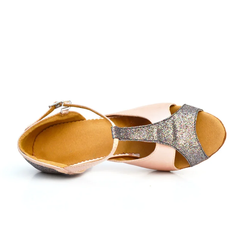 Высококачественная Женская танцевальная обувь для танго и сальсы латинских