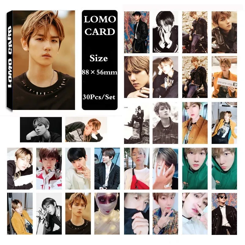 Новый KPOP EXO 5-й альбом не портит мой темп BAEKHYUN CHANYEOL самодельный бумажный ломо карты