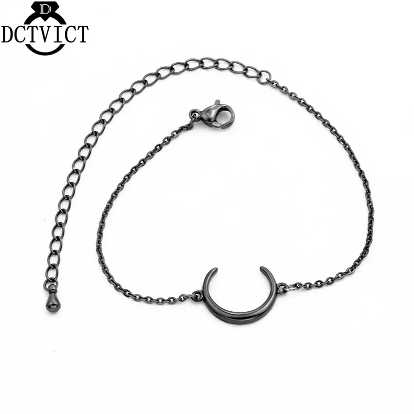 DCTVICT полумесяц Pulseras Mujer Moda 2018 Панк ювелирные изделия из нержавеющей стали