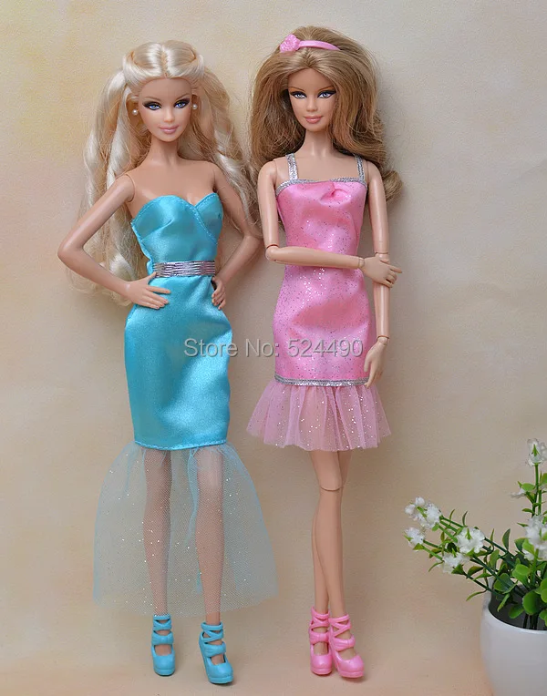 Платье + обувь новинка 2015 Оригинальная одежда вечернее платье наряд аксессуары