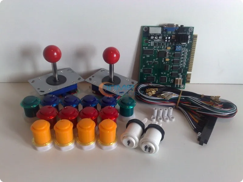Arcade parts Bundle kits With 60 in 1 PCB jamma harness pushbutton joystick Microswitch for Machine/Game cabinet | Спорт и