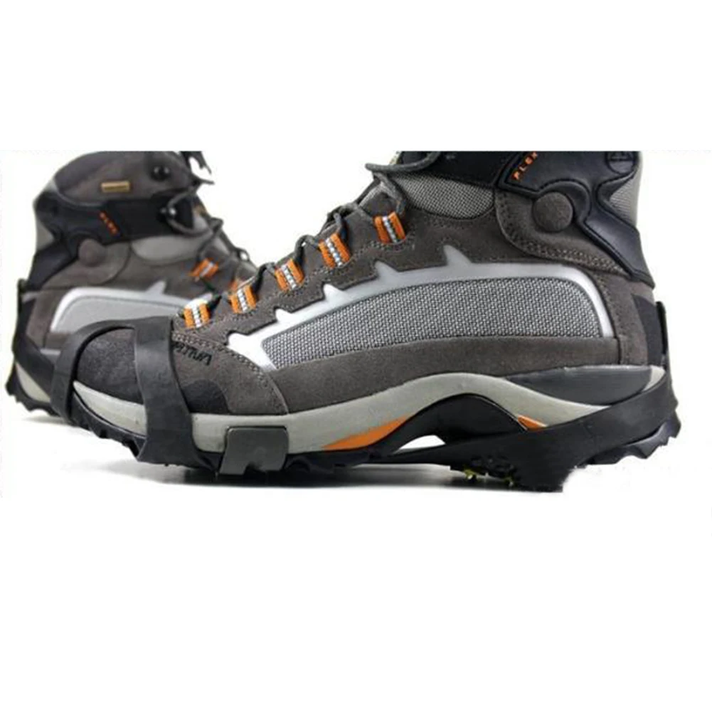Лидер продаж альпинистские скалолазание Esntial Crampon шипы обувь нескользящие ледяной захват с Crampon ходить на льду Anow 10 шт/