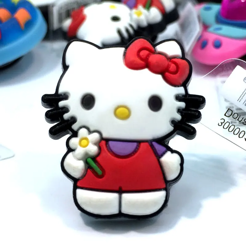 Смешанные стили, 10 шт., высокое качество, hello kitty, хит, мультфильм, обувь, амулеты, аксессуары, вечерние, украшение для дома, для детей, подарок, мода