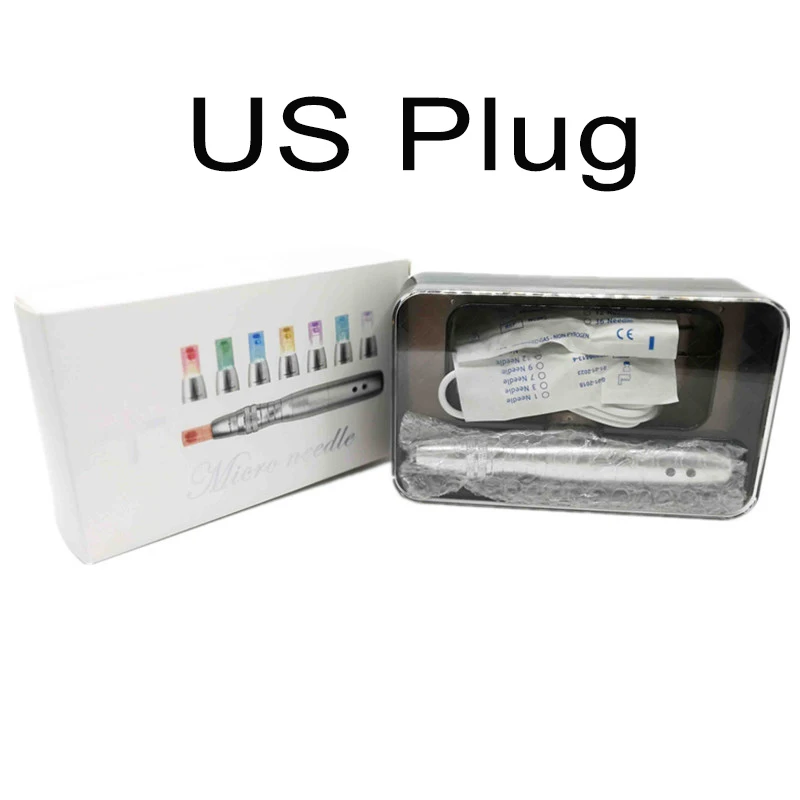 US Plug Machine 10 шт./компл. BB крем-ручка мезо-белый осветление Сыворотки BB крем искусственной вощины ручка Красота салон Жидкая Основа макияжа Сыворотки - Цвет: US Plug Machine