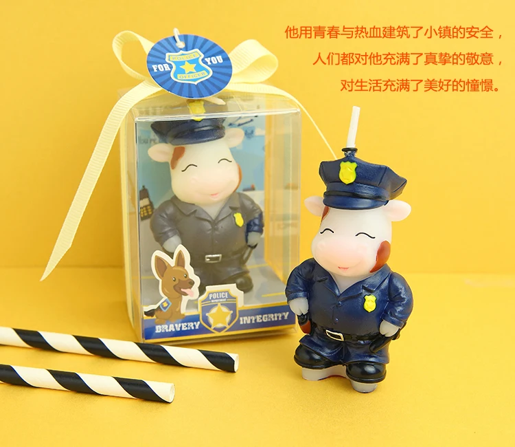 Свеча &quotЗнак зодиака&quot Вечерние креативные свечи на день рождения мультфильм