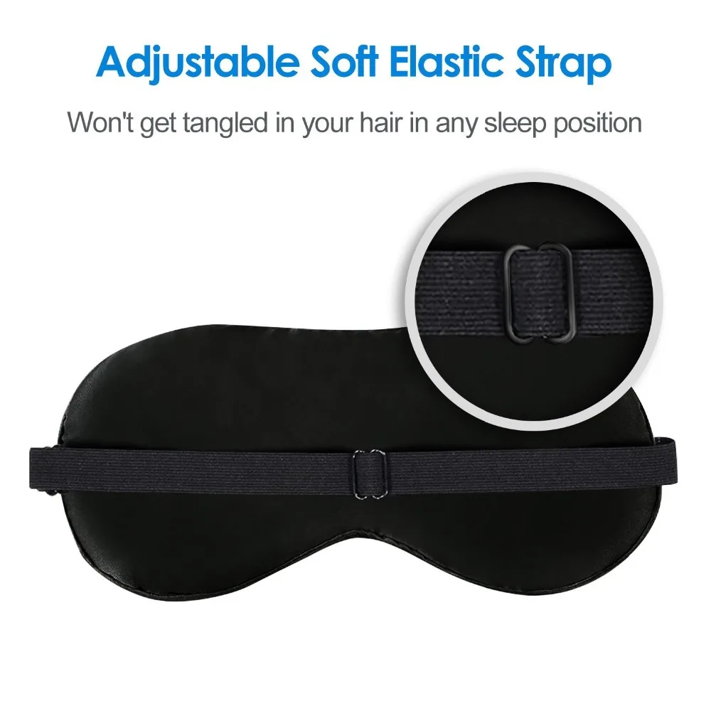 Из натурального шелка ночная маска для лица на основе хлопковый облегающий