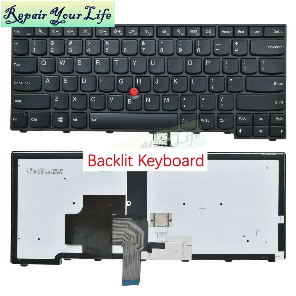 Клавиатура T440 T450 с американской подсветкой для Lenovo T440S T440P E431 T431S E440 L440 проверка Good