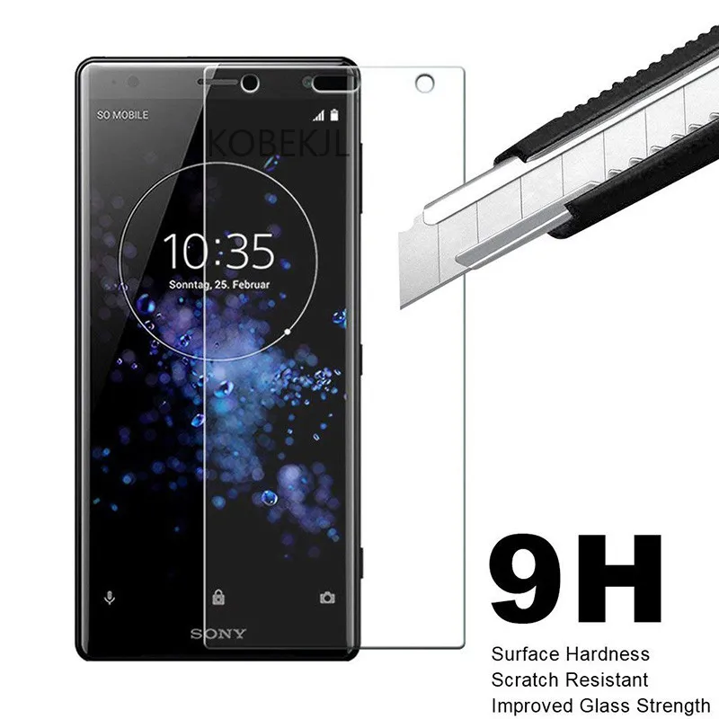 Защитное стекло для Sony Xperia XZ3 2 шт. закаленное XZ 3 Защитная пленка экрана 9H|Защитные