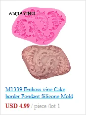 M1397 DIY Ribbon Silicone Mold Bow mould cake dessert Decorating tool fondant chocolate Clay craft Resin bakeware