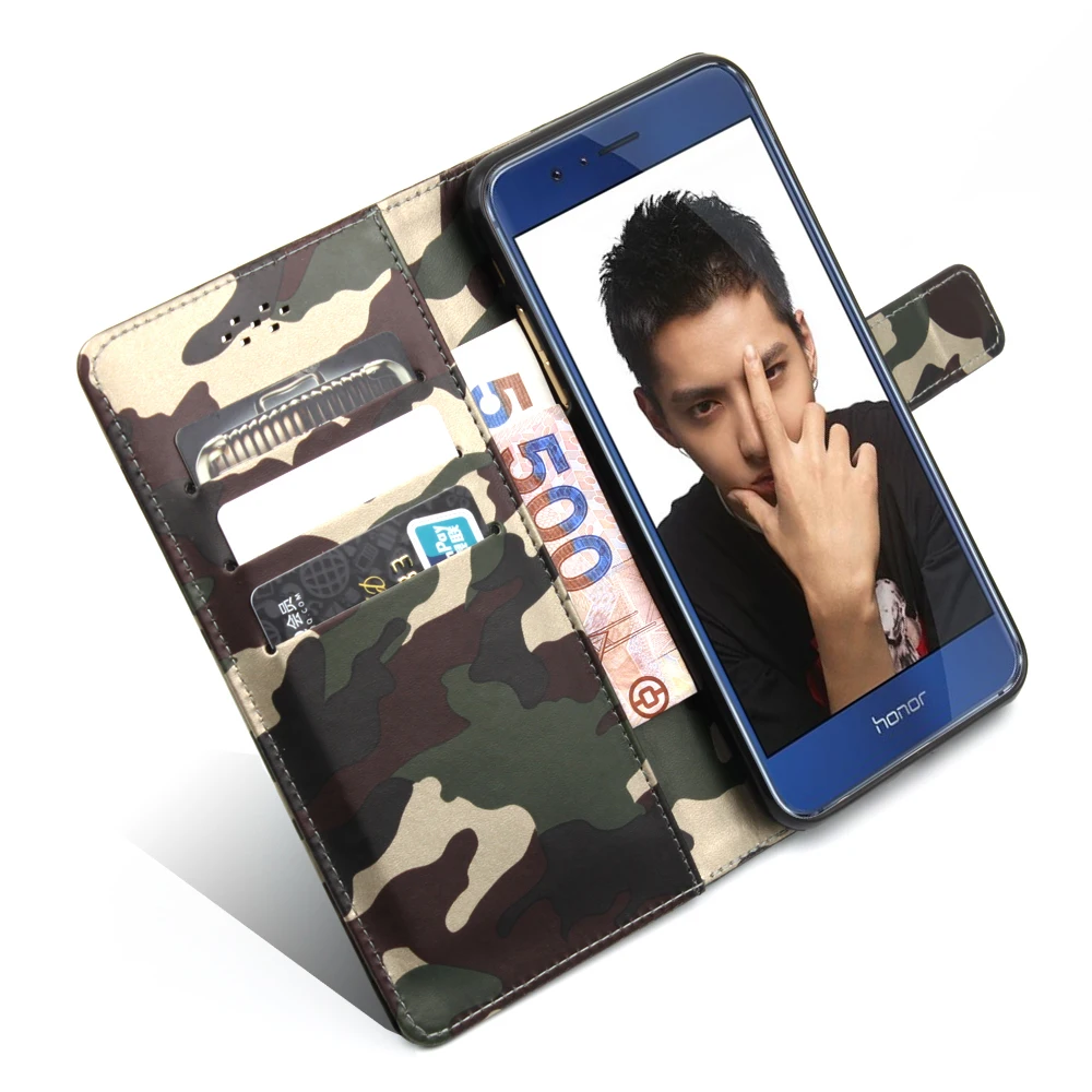 BOGVED Оригинал Кожа Телефонные Чехлы для Huawei Honor V8 Чехол флип чехол 8 7 роскошные В