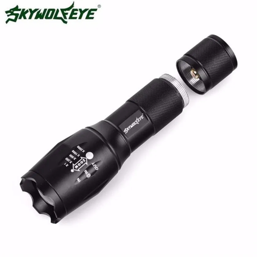 Светодиодный фонарик SkyWolfeye XM-LT6CREE 4000 лм тактический светодиодный G700X800 с