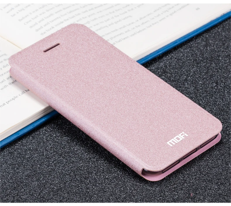 Оригинальный чехол Mofi для OPPO R9S PLUS Роскошный кожаный флип-чехол с подставкой из