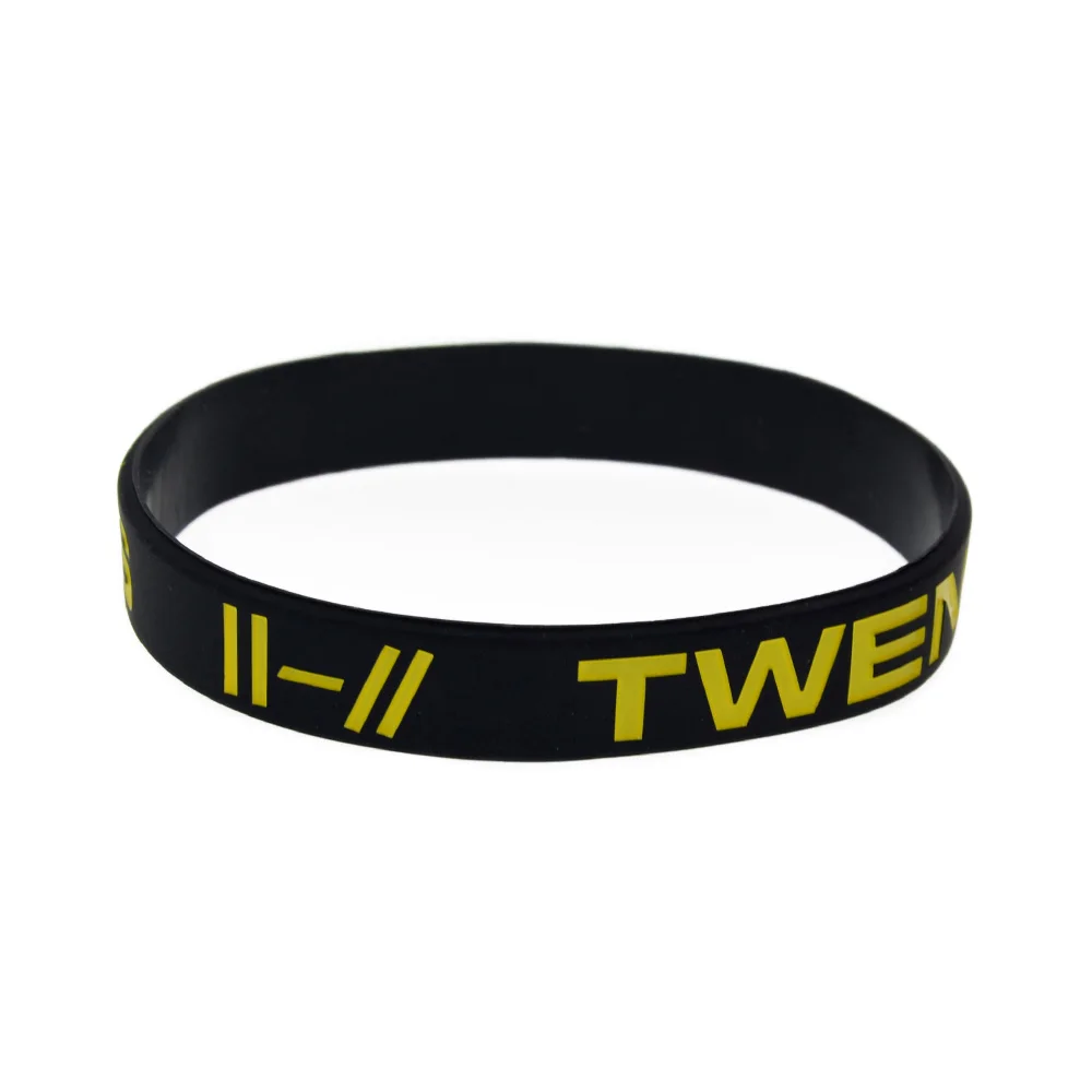 OBH 2 шт Twenty One Pilots силиконовый резиновый браслет для любителей музыки