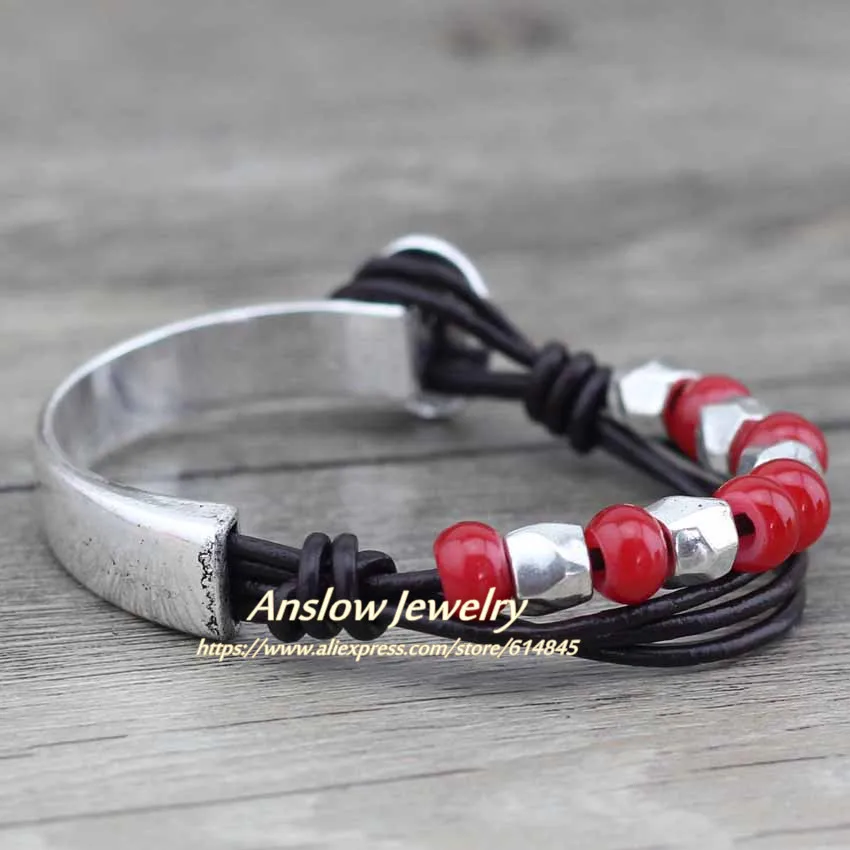 Бренд Anslow высшее качество новый дизайн винтажные стильные бусины античный