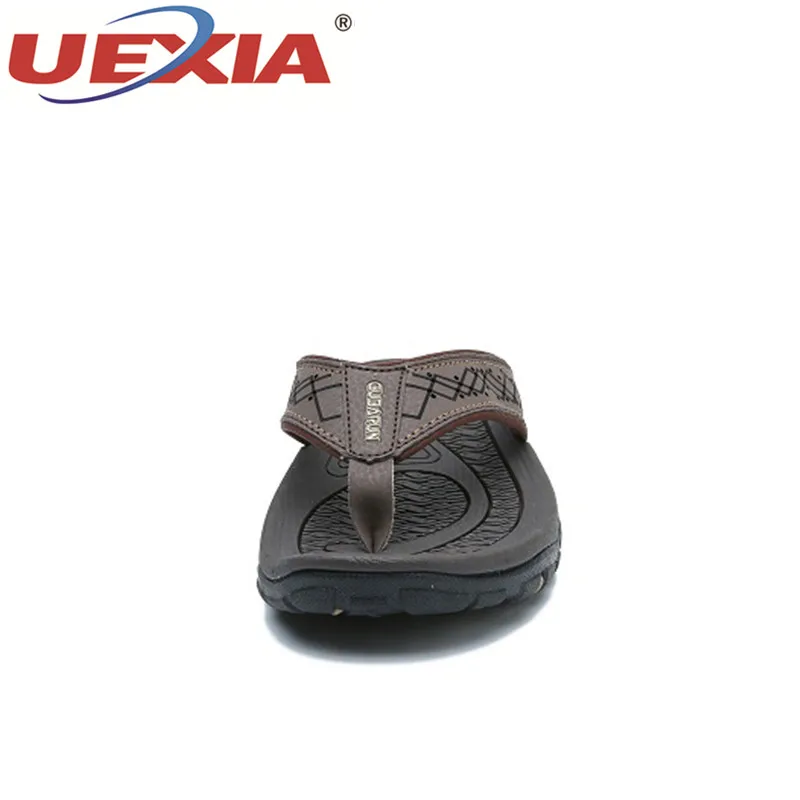 UEXIA 2018 Brand Slippers Men Indoor House Home Outdoor Beach Flip Flops Flats Shoes Summer Slides Slipper | Обувь