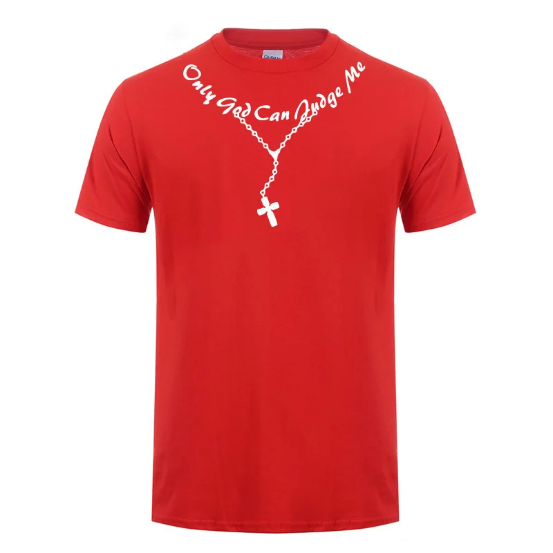 Хлопковая футболка с надписью "Only God Can Judge Me Cross Rosary Tattoo Script" для Кристиана Иисуса, мужчины, женщины, хип-хоп, рэп, Swag, Повседневная футболка
