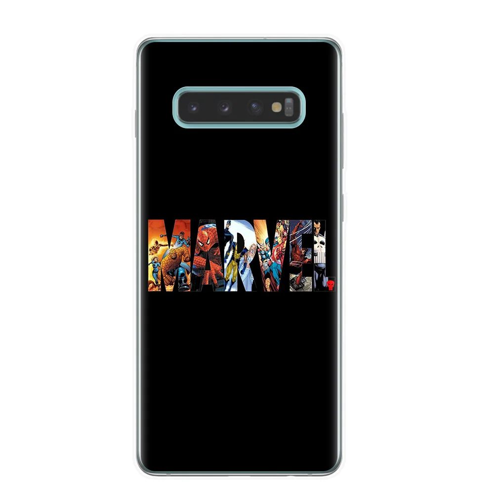Marvel Мстители Герои комиксы коллаж чехол для телефона samsung Galaxy S10 Lite S10E S10 Plus M10 M20 Чехол Мягкий ТПУ силиконовый чехол - Цвет: T4032