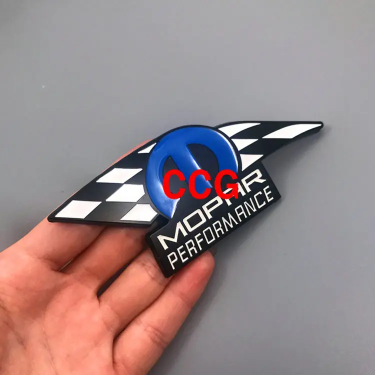 3D Металл Chrysler производительность Mopar Автомобильный логотип задний багажник ремонт значок автомобиля боковое крыло креативная эмблема 3D наклейка для автомобиля Стайлинг