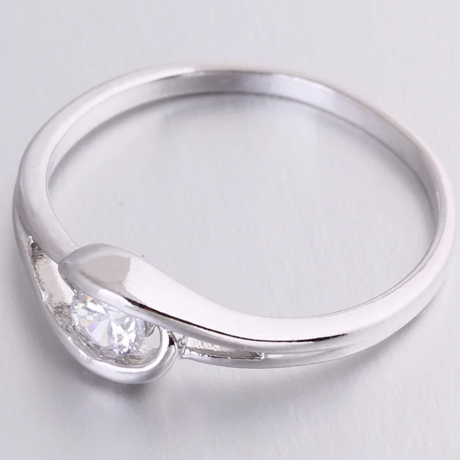 Романтический подарок модное милое женское кольцо белого и золотого цвета с