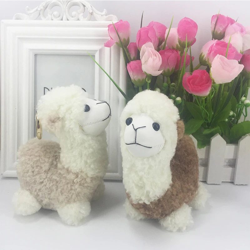 2018 Новый Мультфильм Альпака покемон брелок для ключей мех кролика пушистый