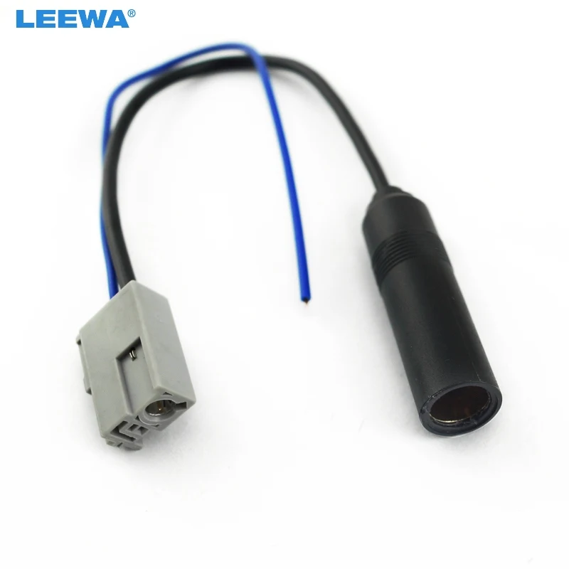 LEEWA 10 шт. Авто Автомобильное CD радио антенна провод жгут разъем стерео адаптер для