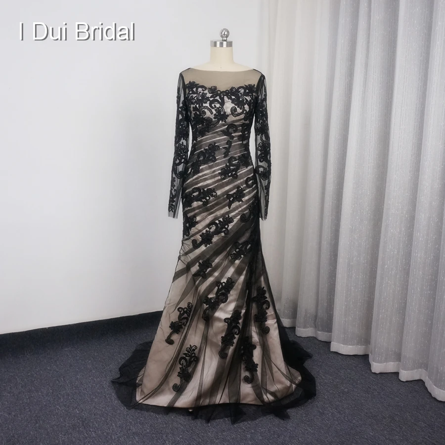 Платье с длинным рукавом для матери невесты кружевной аппликацией | Свадьбы и