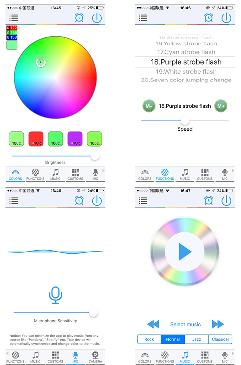 Wi-Fi Беспроводной RGB Multi-Цвет светодиодный Ангел глаз Halo кольца дневной свет DRL для FORD Mondeo MK3 2001 2002 2003 2004 2005 2006 2007