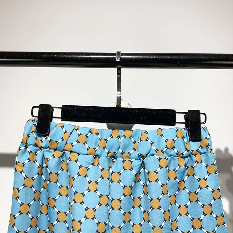 Женские широкие брюки GRUIICEEN Длинные свободные с высокой талией и принтом |