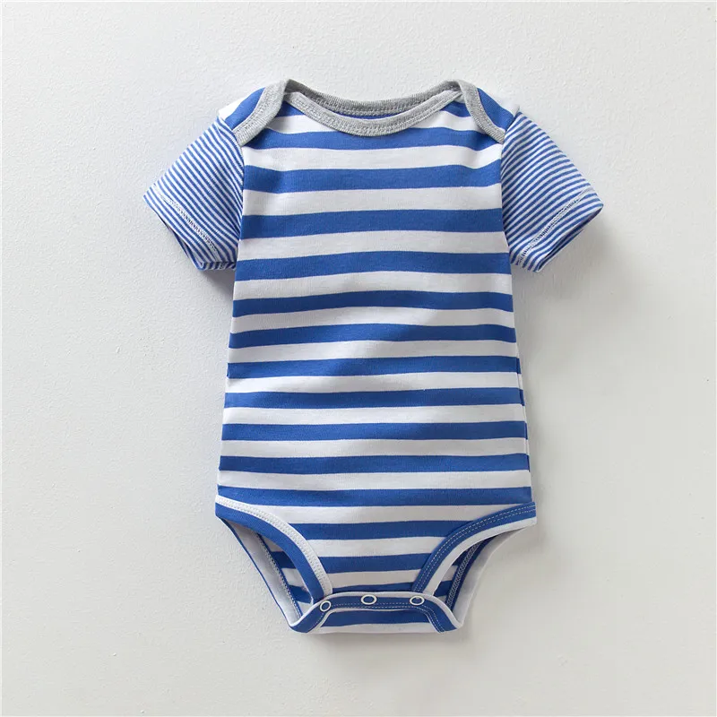 Комбинезоны для младенцев 3 шт./лот 100% хлопок летняя одежда новорожденных Одежда