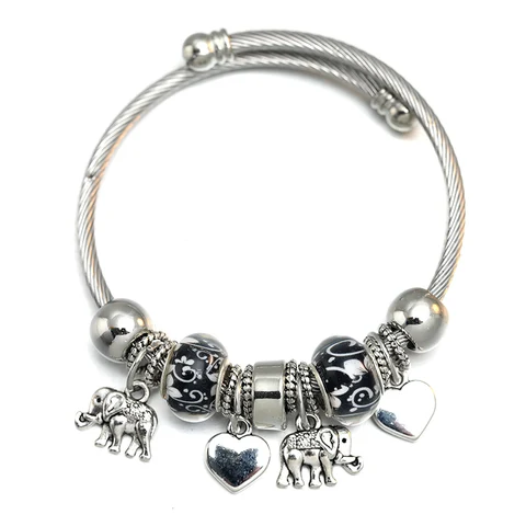 MODKISR Женский регулируемый браслет из цинкового сплава