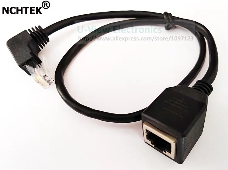 Кабель удлинитель NCHTEK 90 градусов 8P8C FTP STP UTP Cat 5e|cat 5e cable|cat cablecat |