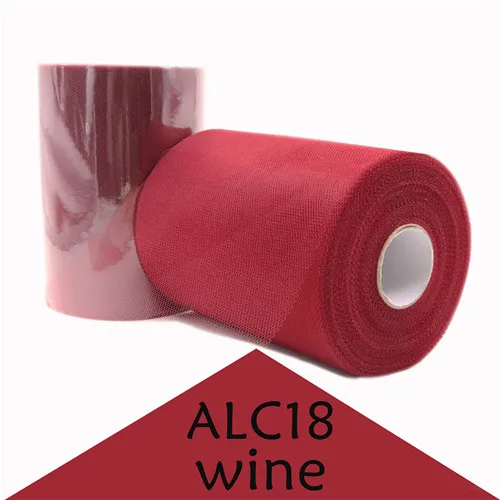 ALC18 15 см 100 ярдов тюль рулон ткани катушка DIY юбка-пачка на праздник упаковка для подарка на день рождения свадьба детский душ стол Декор вечерние сувениры - Цвет: ALC18