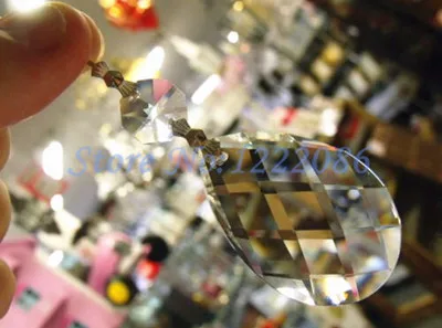 10 шт. прозрачная Хрустальная люстра с призмой миндаля | Лампы и освещение