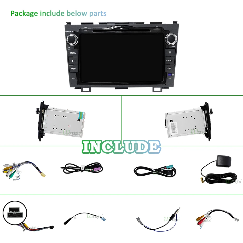 4G Android 9,0 DSP ips экран HD AV выход автомобиля gps для CRV DVD плеер навигация Радио мультимедийный плеер стерео