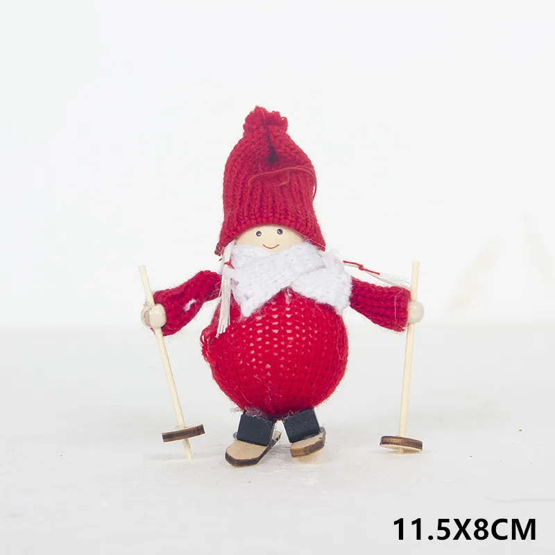 Noel Angel Girl Лыжная креативная подвеска кавайи Рождественские елочные украшения Natal