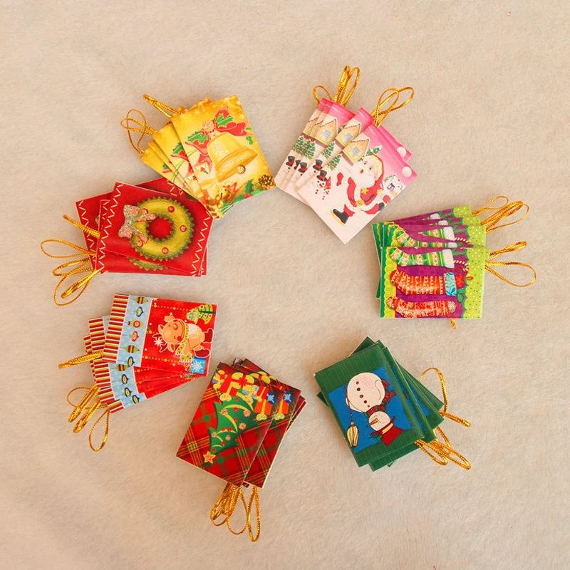 1 сумка Милая ручная работа перчатка форма Мультфильм Санта Рождество