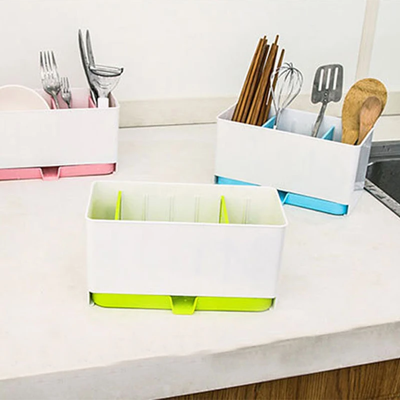 Пластиковая многофункциональная стойка для хранения кухонная ложка палочки