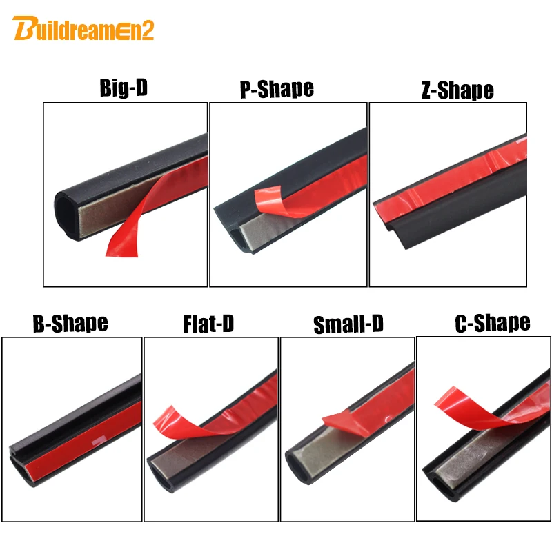 Автомобильная уплотнительная лента Buildreamen2 звукоизоляция Стайлинг автомобиля