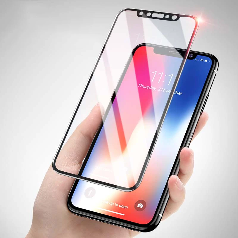 Gorilla glass для iPhone 11 Pro XR XS Max 3D Защитное стекло для iPhone 11X7 6 S 6 S 8 Plus 10 Защитная пленка для экрана