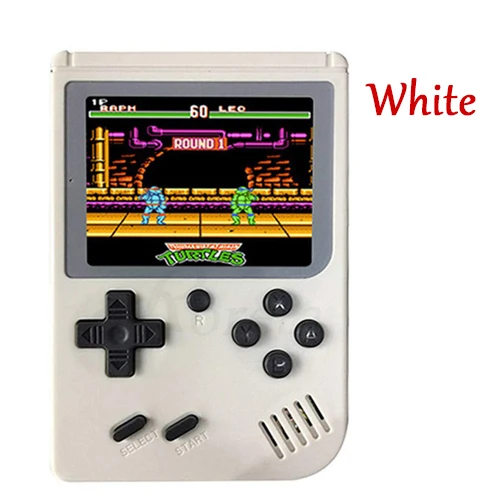 white Roreta игровая консоль 8 бит Ретро встроенные 168 классические игры мини карманный портативный игровой плеер детский Ностальгический игровой плеер - Цвет: white