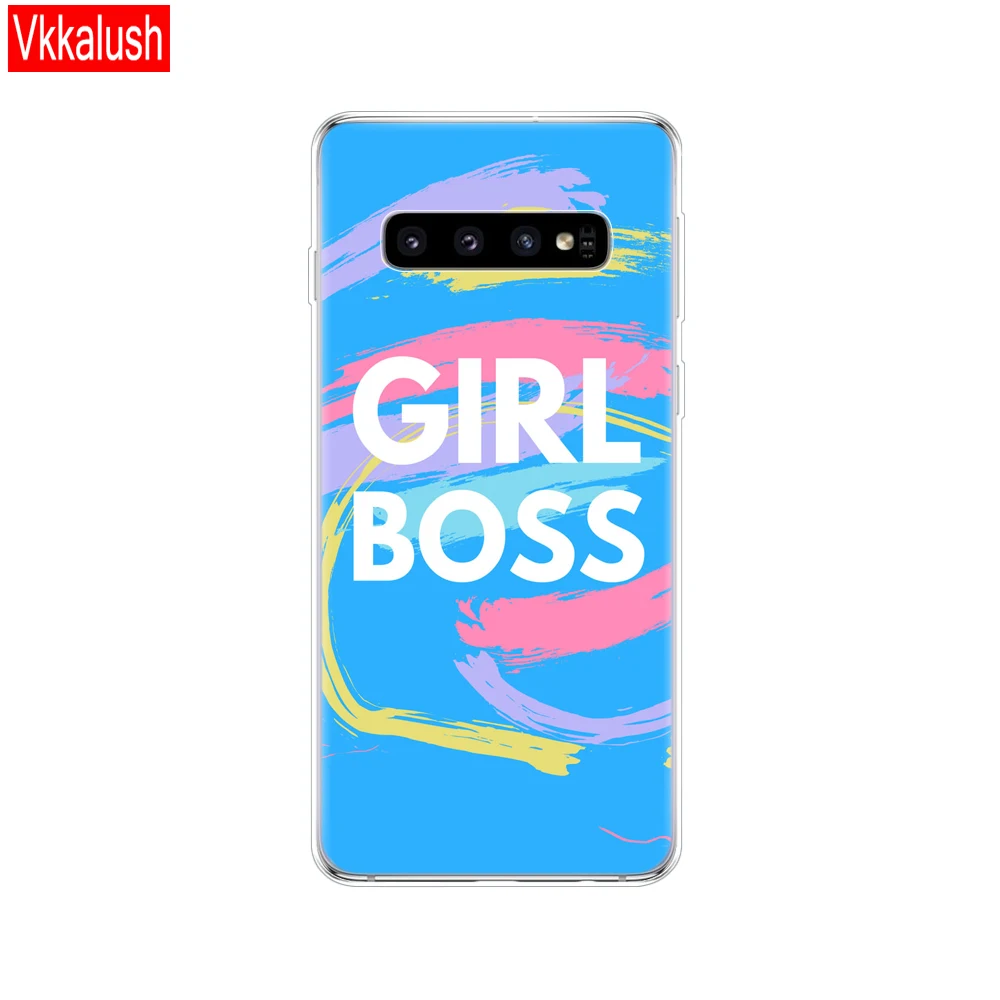 80214 Для samsung Galaxy S10 чехол S10Plus чехол Чехол из силикона и ТПУ для телефона с S10 E чехол на samsung S10 плюс G975F S 10 SM-G973F чехол - Цвет: 80214