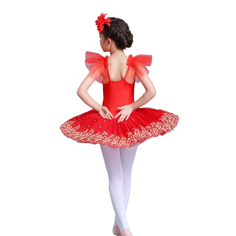 

Children Platter Ballet Dress For Girls Ballerina Classical Ballet Tutu Professional Tutu Skating Costumes Performance Wear