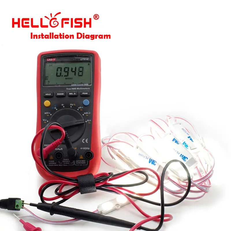 Hello Fish 20 шт. 12 В 5630 3 светодиодный модуль Fil светодиодный с пластиковым белым/теплым белым с номером отслеживания