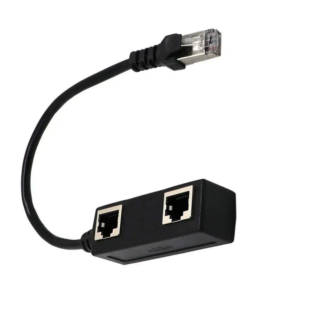 LBSC RJ45 сетевой 1 2 порта Ethernet адаптер сплиттер Jackiey папа x женский LAN