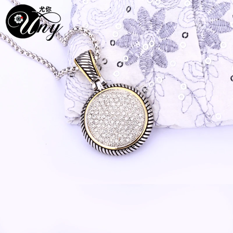 Uny Роскошные Ожерелья Подвески конструкция кабеля Цепочки и ожерелья подвеска