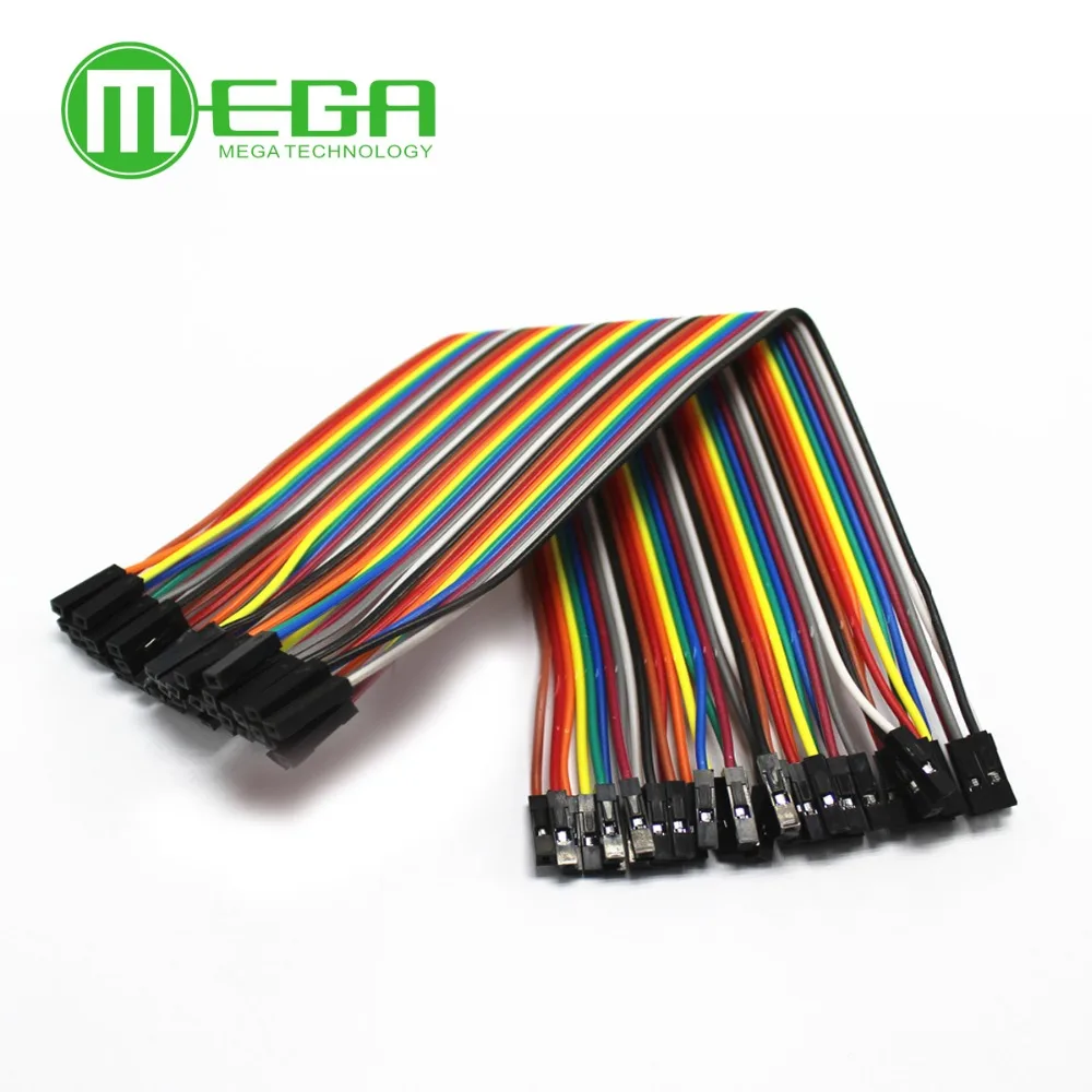 1 рядный 40 контактный кабель dupont перемычка линия гнездо 20 см 1P 1P|jumper wire|line dupontline cable