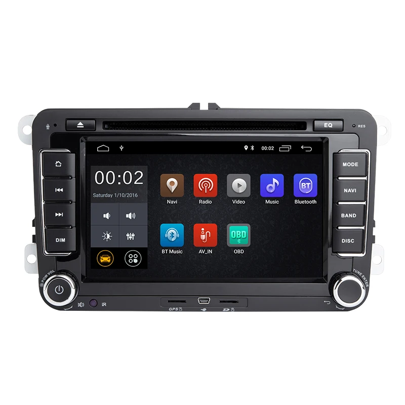 7 дюймов Android 8 1 автомобиль радио для VW Vento T5 Tiguan Touran Sharan Magotan Golf MK6 Caddy навигатор с GPS