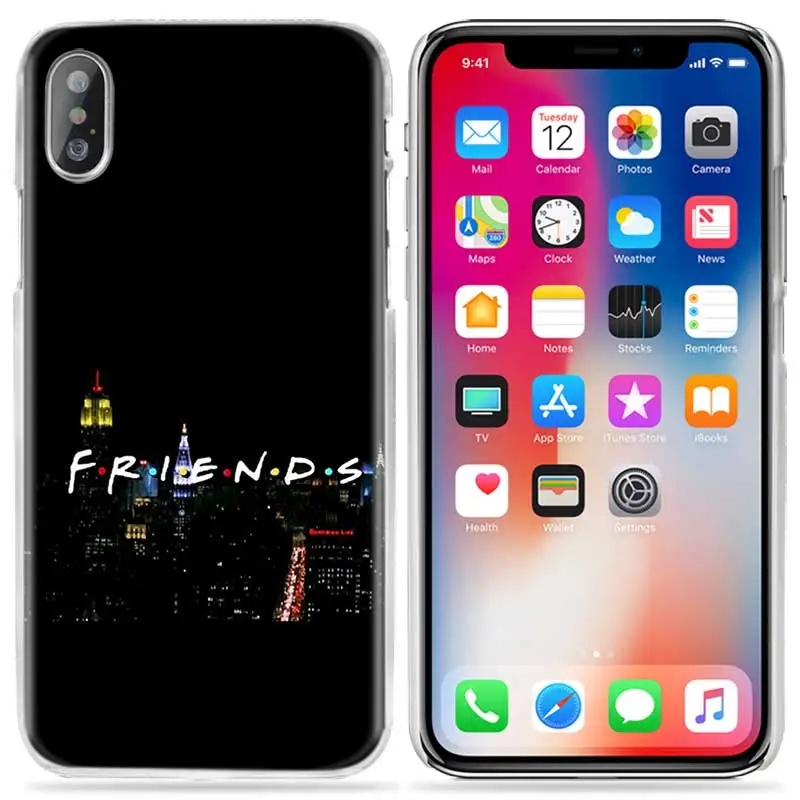 08 Чехол Friends tv Show для iPhone XS Max XR X 10 7 7S 8 6 6S Plus 5S SE 5 4S 4 5C 11Pro, Роскошный чехол, жесткий пластиковый чехол для телефона - Цвет: 08