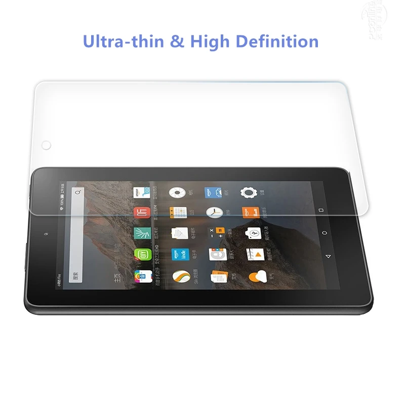 Для Amazon Kindle Fire HD 8 (5/6/7th Gen выпущен в 2015/2016/2017) &quotпланшет Премиум 0 26 мм Закаленное